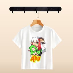 Áo Thun Làng Sinh Tố Team Full Nhân Vật Aby | Hachi TV | Huy Noob | Oops Hiha | Nabee TV | Yummie TV Đủ Size Từ 10kg 3