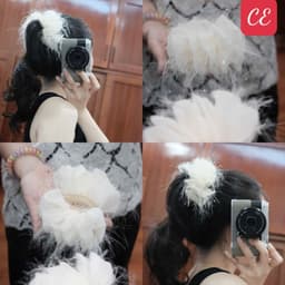 Kẹp tóc càng cua,kẹp búi củ tỏi 3 răng dài xinh xắn cho nữ (sỉ 14,9k) 7