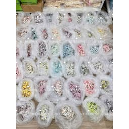 Set 50 kẹp tóc màu mix cho bé gái siêu dễ thương phong cách hàn quốc - Combo,Vỉ 50 kẹp tóc kèm hộp như hình 6