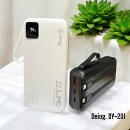 Pin dự phòng sạc nhanh 22.5W Deiog DY-201 20.000mah và Pin Dự Phòng Hoco J100A 20.000mh 1
