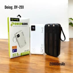 Pin dự phòng sạc nhanh 22.5W Deiog DY-201 20.000mah và Pin Dự Phòng Hoco J100A 20.000mh 7