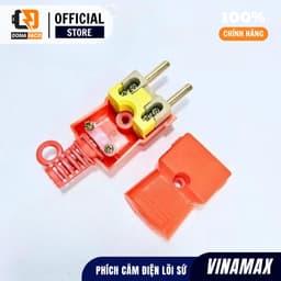 Phích Cắm Chịu Tải 6000W lõi sứ VINAMAX Chống Cháy, Chống Vỡ, Đảm Bảo An Toàn 2