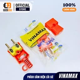 Phích Cắm Chịu Tải 6000W lõi sứ VINAMAX Chống Cháy, Chống Vỡ, Đảm Bảo An Toàn 5