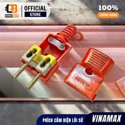 Phích Cắm Chịu Tải 6000W lõi sứ VINAMAX Chống Cháy, Chống Vỡ, Đảm Bảo An Toàn 3