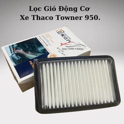 Lọc Gió Động Cơ, Lọc Gió Máy Xe Tải Nhỏ Thaco Towner 950, 950A, 990kg, Van 2S, 5S,...Loại Giấy Xịn (Mã:13780-C3100) 1