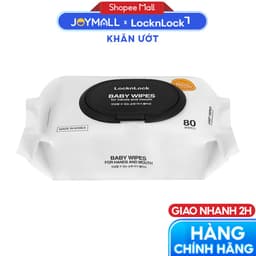 Khăn Giấy Ướt Trẻ Em LocknLock ETM248 ETM245, Hàng Chính Hãng, An Toàn Cho Da Nhạy Cảm - JoyMall 1