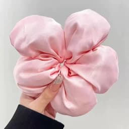 Dây buộc tóc hoa xốp phong cách Hàn Quốc cao cấp, co giãn cao-K132 VINBEO-[LU66] 5