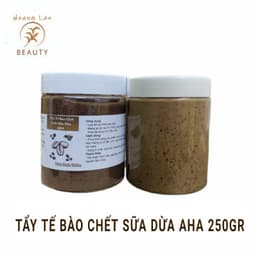 TẨY TẾ BÀO CHẾT BODY CÀ PHÊ CAFE SỮA DỪA AHA HŨ 250GR 1