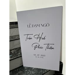 TA 103 - BẢNG TÊN CÔ DÂU CHÚ RỄ, BẢNG ĐÁM CƯỚI, BẢNG CHÀO KHÁCH 5