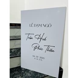 TA 103 - BẢNG TÊN CÔ DÂU CHÚ RỄ, BẢNG ĐÁM CƯỚI, BẢNG CHÀO KHÁCH 1
