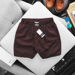 Quần đùi nam cotton sợi tre , Quần mặc nhà mặc ngủ big size 100kg - 3bros Quần Ngủ LE 8