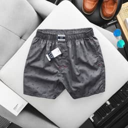 Quần đùi nam cotton sợi tre , Quần mặc nhà mặc ngủ big size 100kg - 3bros Quần Ngủ LE 4