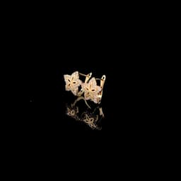 B1641 Bông tai nữ thiết kế kiểu sao 5 cánh đính đá sáng lấp lánh  9