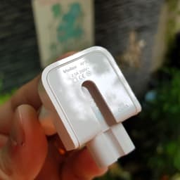 [ZIN Chân Tròn] Đầu Nối Chuyển Đổi 2 Chấu EU cho Sạc AP Macbook iPad Không Lo Gãy Chân Cắm 5