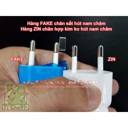 [ZIN Chân Tròn] Đầu Nối Chuyển Đổi 2 Chấu EU cho Sạc AP Macbook iPad Không Lo Gãy Chân Cắm 7