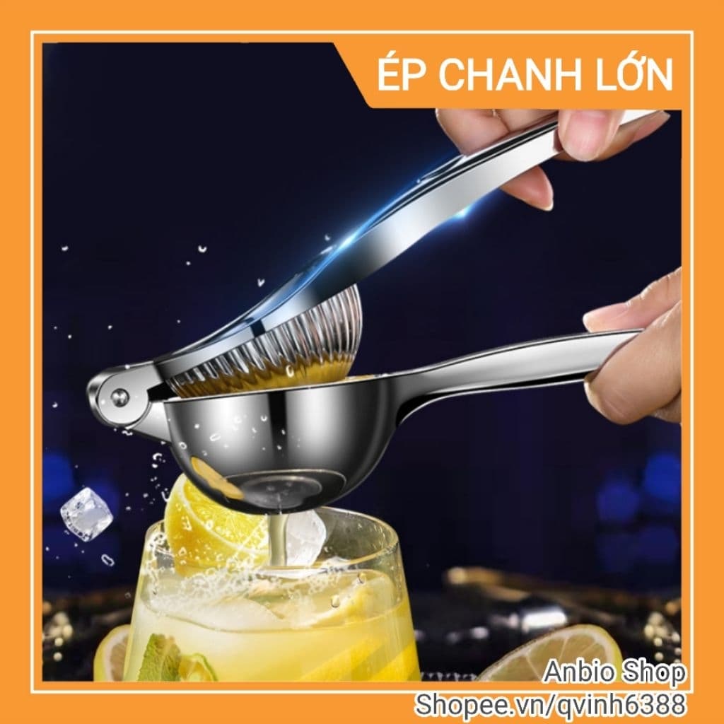 Dụng cụ ép chanh cao cấp không rỉ, loại lớn nặng 380g cứng cáp không cong vênh