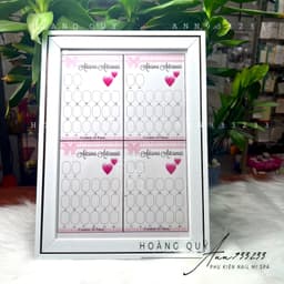 Bảng trưng bày móng mẫu , khung mẫu móng, băng dính dán mẫu, móng gắn bảng mẫu - Hoangquy.233 6