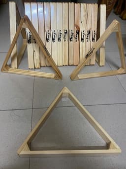 Khuôn xếp bi bida, Khay xếp bóng Bi A, xếp 9 bi, 15bi chất liệu gỗ giá tận xưởng - - Phụ kiện bida giá gốc 3