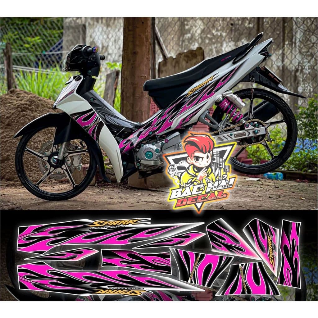Tem Rời Sirius tem rời sirius mẫu zin tem lửa decal cao cấp 3 lớp