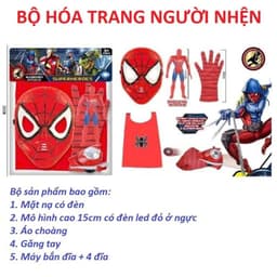 Set 5 Món Đồ Chơi Hóa Trang Người Nhện Cho Bé Bộ Đồ Cải Trang Spider Man Thú Vị 1