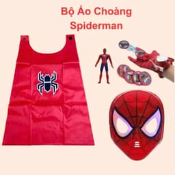 Set 5 Món Đồ Chơi Hóa Trang Người Nhện Cho Bé Bộ Đồ Cải Trang Spider Man Thú Vị 3