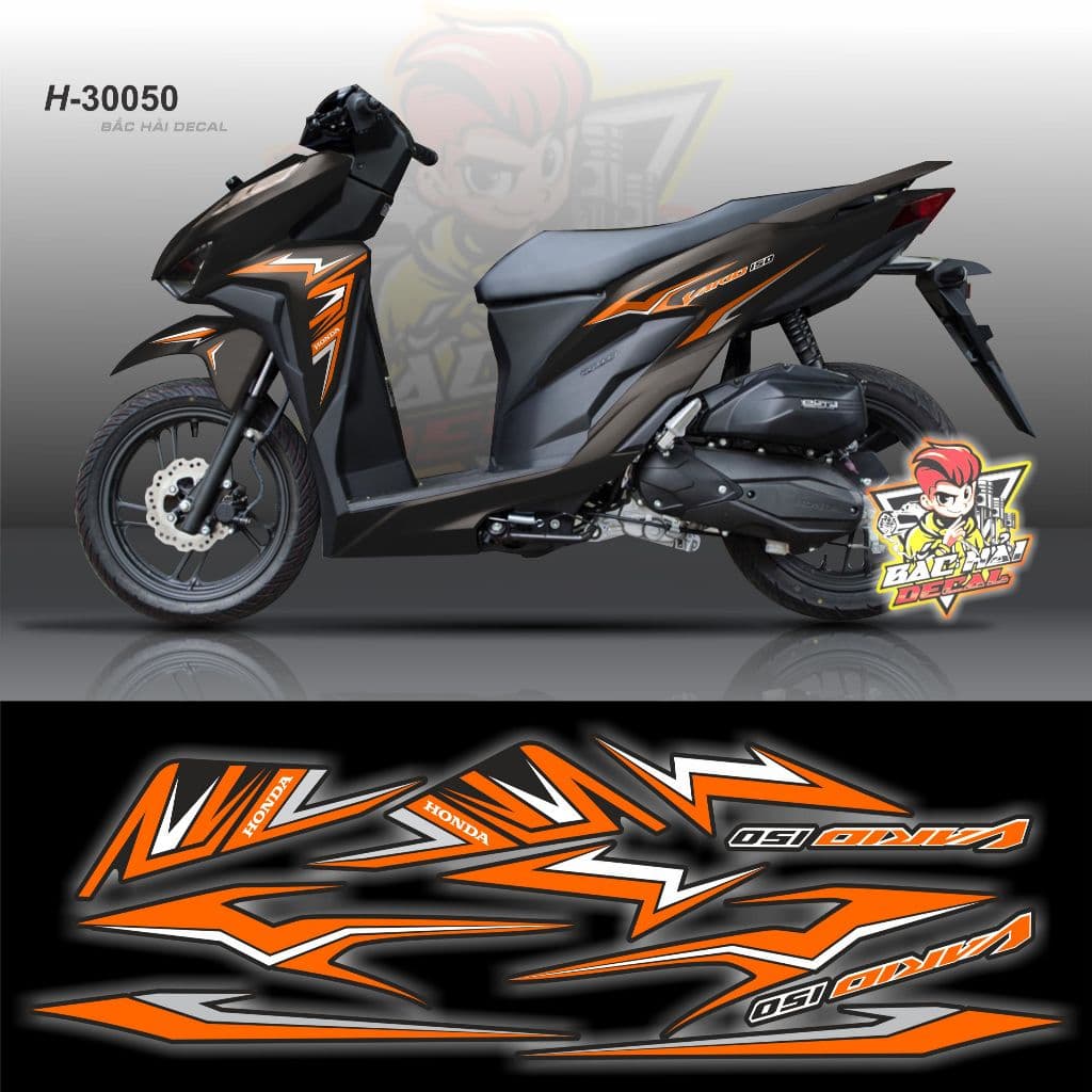 tem vario tem rời vario 2018 - 2025 chất liệu decal cao cấp 3 lớp