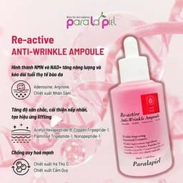 Tinh Chất Hỗ Trợ Giảm Nhăn Da & Tăng Cường Độ Đàn Hồi – Paralapiel Re-active Ampoule A17 50ml 4