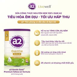 [CHÍNH HÃNG] Sữa công thức A2 Gentle Gold đạm quý A2 nguyên kem hỗ trợ tiêu hoá và tăng cân cho bé 4