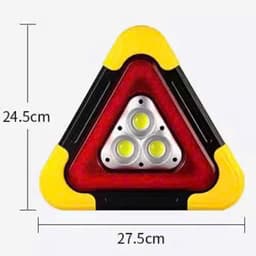 Đèn Tam Giác Cảnh Báo Khẩn Cấp Dừng Đỗ Xe Ô Tô Có Đèn LED, Sạc USB & Năng Lượng Mặt Trời Loại 1 4