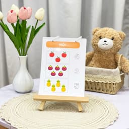 Thẻ Flash EVON BABY dạy bé tập nói - Bé làm quen Số, tập Đếm - Giúp bé tăng tập trung 4