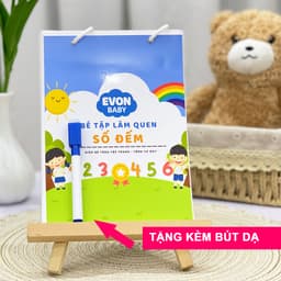 Thẻ Flash EVON BABY dạy bé tập nói - Bé làm quen Số, tập Đếm - Giúp bé tăng tập trung 1