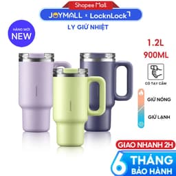 Ly Giữ Nhiệt LocknLock Balance Grip Tumbler LHC4397 900ml, LHC4398 1.2L, Hàng Chính Hãng - JoyMall 2