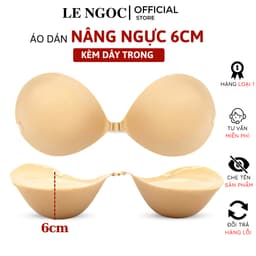 Áo Dán Nâng Ngực Đệm Dày 6cm Giúp Tạo Khe Cho Vòng 1 Căng Tròn Lê Ngọc 322 4