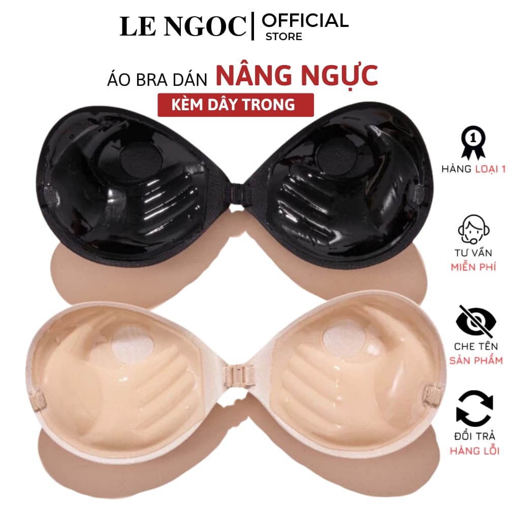 Áo Dán Nâng Ngực Kiểu Bàn Tay Cài Trước Thiết Kế Hình Vỏ Sò Độc Đáo Lê Ngọc 001