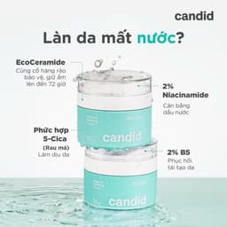 Kem Dưỡng Ẩm Hỗ Trợ Phục Hồi Da B5 CICA - Candid B5 CICA Repair & Soothing Cream 50ml 7