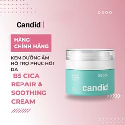 Kem Dưỡng Ẩm Hỗ Trợ Phục Hồi Da B5 CICA - Candid B5 CICA Repair & Soothing Cream 50ml 2