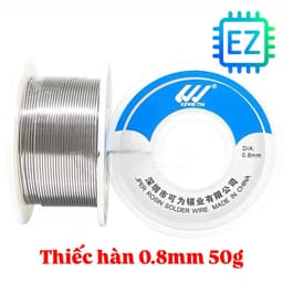 Thiếc hàn 0.8mm 50g có nhựa thông, 63% thiếc 1
