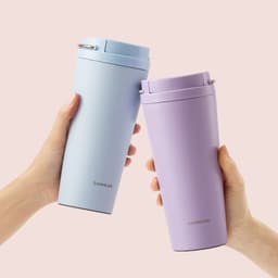 Ly Giữ Nhiệt LocknLock Bucket One Touch LHC3345 550ml, Hàng Chính Hãng, Quai Xách Tiện Lợi - JoyMall 4