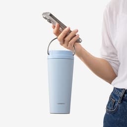 Ly Giữ Nhiệt LocknLock Bucket One Touch LHC3345 550ml, Hàng Chính Hãng, Quai Xách Tiện Lợi - JoyMall 5