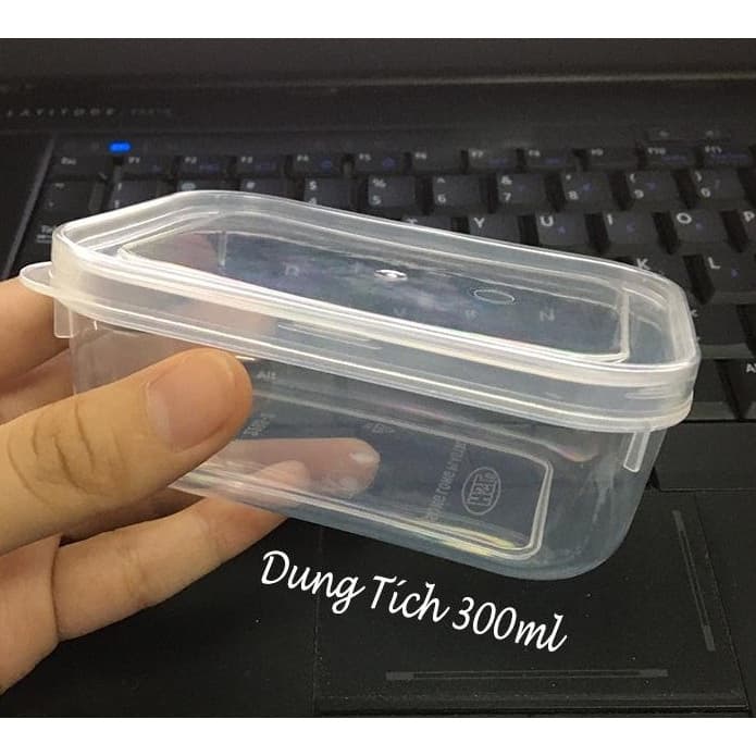 Sỉ - Combo 10/20/30/50 hộp thực phẩm cỡ 300ml nhựa Song Long (2288-2) hộp trữ đông có nắp