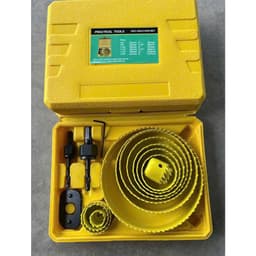 Bộ Mũi Khoan Khoét Gỗ Thạch Cao Đa Năng Tạo Lỗ Tròn Nhiều Chi Tiết 1