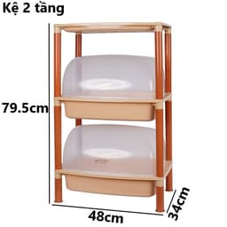 Kệ Úp Chén Bát Nhiều Tầng Có Nắp Đậy VIệt Nhật 5552/3, Kệ Đựng Bát Đũa - DOMUS 2