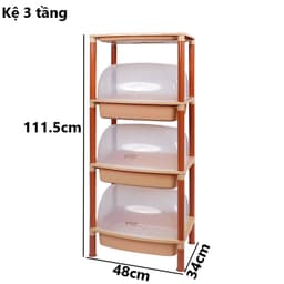 Kệ Úp Chén Bát Nhiều Tầng Có Nắp Đậy VIệt Nhật 5552/3, Kệ Đựng Bát Đũa - DOMUS 3