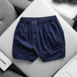 Quần đùi nam cotton sợi tre  , Quần mặc nhà mặc ngủ big size 100kg - 3bros Quần Ngủ ( 112 113 ) 9