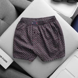 Quần đùi nam cotton sợi tre  , Quần mặc nhà mặc ngủ big size 100kg - 3bros Quần Ngủ ( 112 113 ) 5