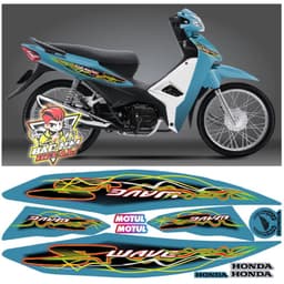 Tem WAVE 110 tem rời mẫu zin  2017-2024 mới tem 3 lớp decal cao cấp 4