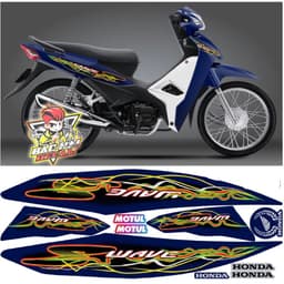 Tem WAVE 110 tem rời mẫu zin  2017-2024 mới tem 3 lớp decal cao cấp 2