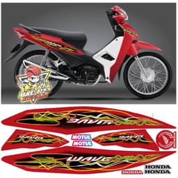 Tem WAVE 110 tem rời mẫu zin  2017-2024 mới tem 3 lớp decal cao cấp 3