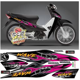 Tem WAVE 110 tem rời mẫu zin  2017-2024 mới tem 3 lớp decal cao cấp 3