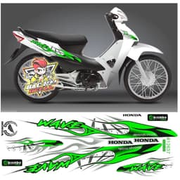 Tem WAVE 110 tem rời mẫu zin  mới tem 3 lớp decal cao cấp 6